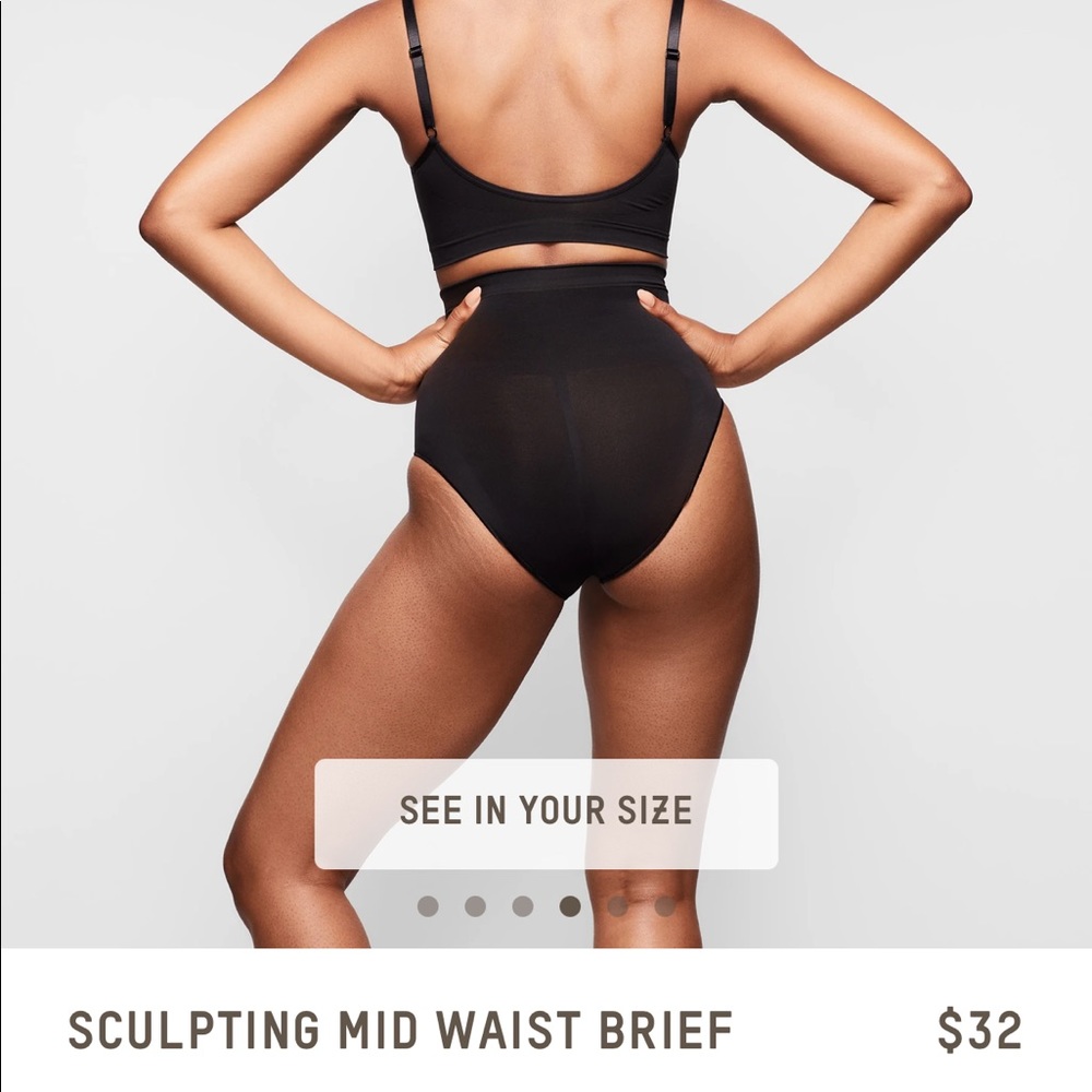SKIMS SCULPTING MID WAIST BRIEF S/M